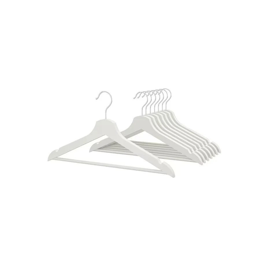 Set of wooden clothes hangers rental in Bali